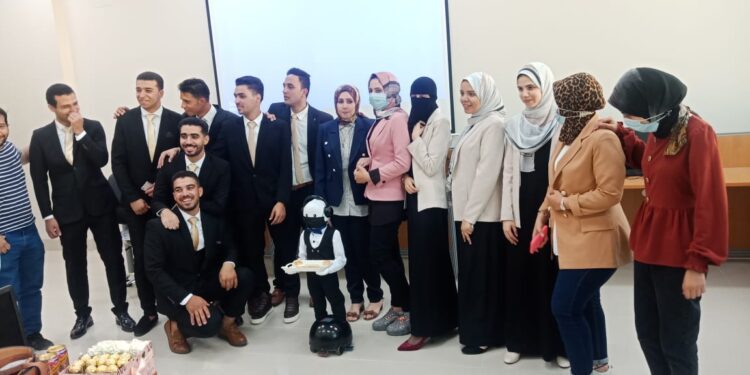فريق عمل طلاب كلية الحاسبات والمعلومات بجامعة كفر الشيخ