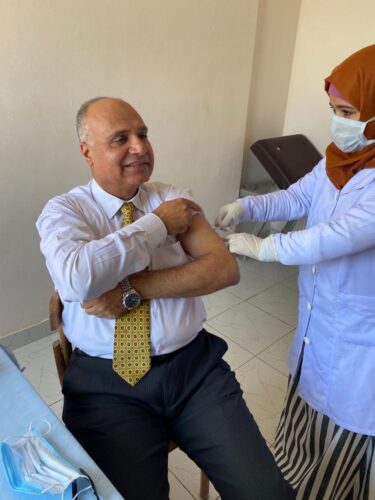 جامعة مدينة السادات تستعد لبدء حملة تطعيم  منتسبيها ضد فيروس كورونا