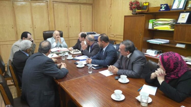 النقابة مع رئيس جامعة الازهر السابق