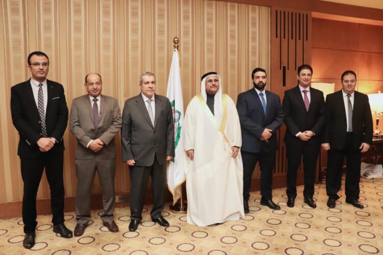 رئيس البرلمان العربي يلتقي مع رئيس جامعة الأمير محمد بن فهد 1