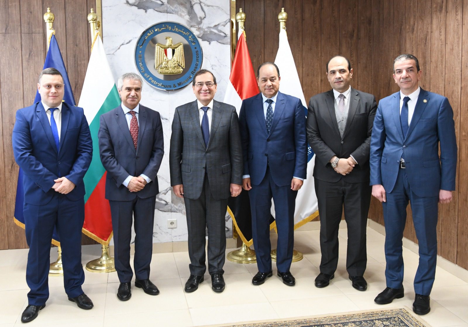 وزير البترول المصري يستقبل وزير الطاقة البلغارى والوفد المرافق له