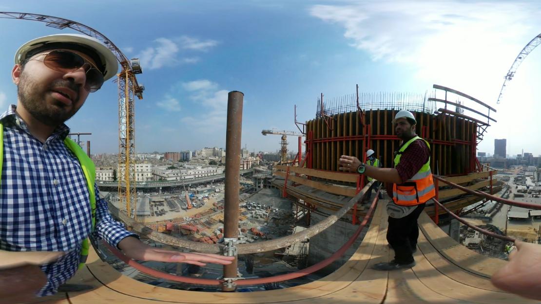 Ibrahim Abotaleb Maspero construction site