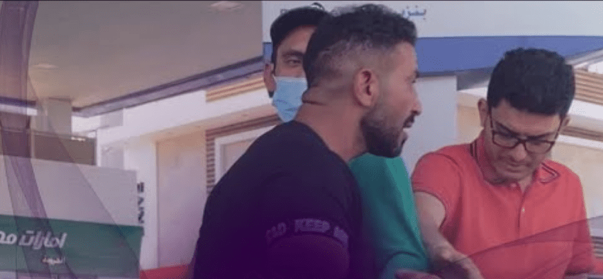 أحمد سعد يعتدي بلضرب على شاب