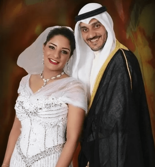 مرام البلوشي وزوجها