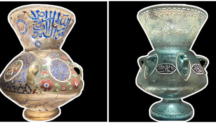 مشكاوات من الزجاج المموه