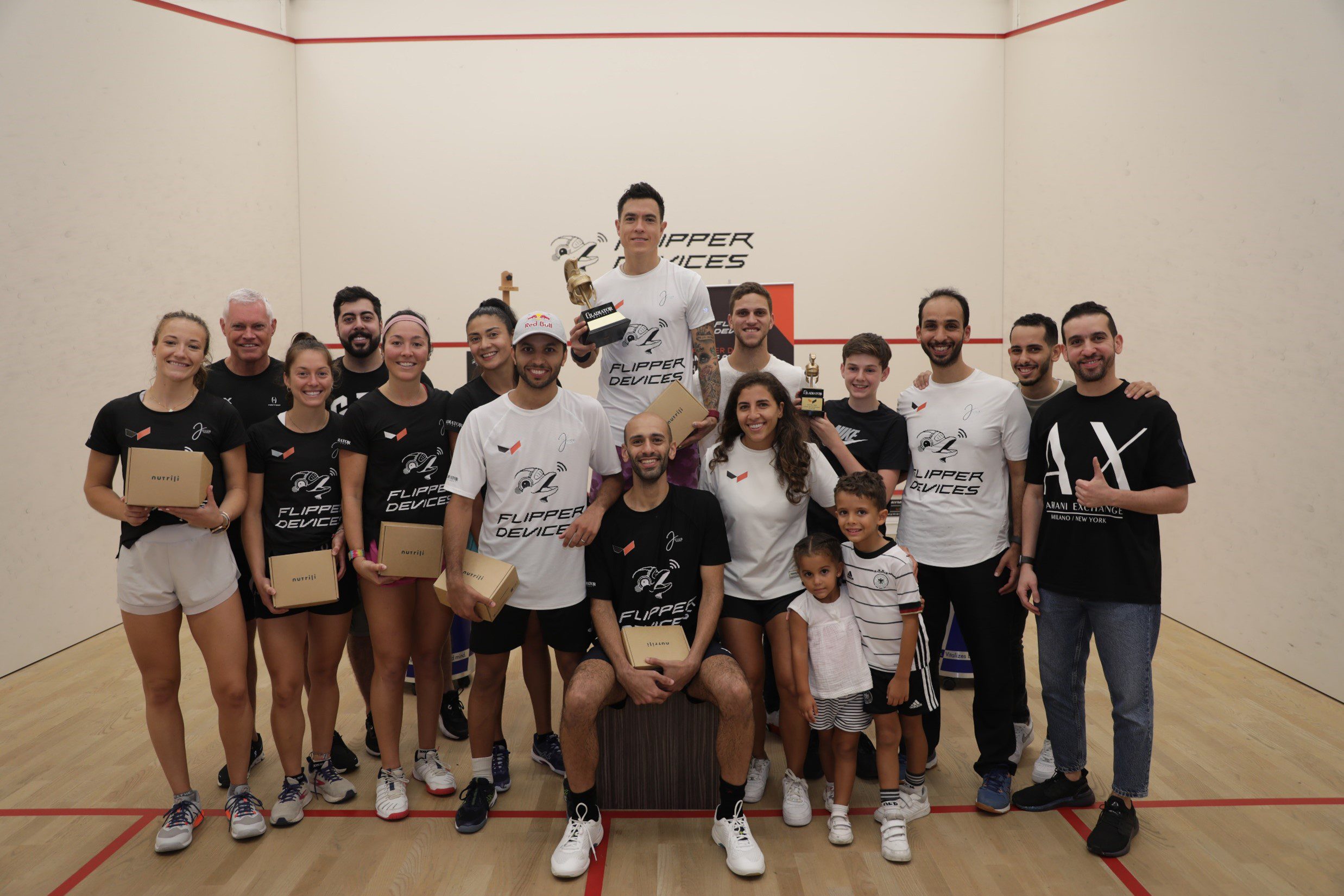 The Flying DAF Squash Academy camp was divided into two phases at the J Club