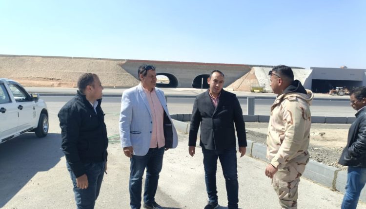 رئيس جهاز الشروق يتفقد مشروع خزان المياه النقية بالإسكان العائلي..وأعمال تطوير المحور الغربي