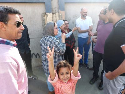 حزب الدستور يزور المصابين الفلسطينيين في المستشفيات المصرية 7