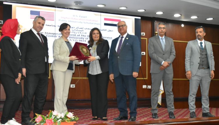 رئيس جامعة مدينة السادات تفتتح مركز خدمة الطلاب ذوي الإعاقة بالشراكة مع الوكالة الأمريكية للتنمية 