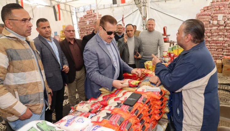 محافظ المنوفية يتفقد معارض " أهلا رمضان " بشرق وغرب شبين الكوم