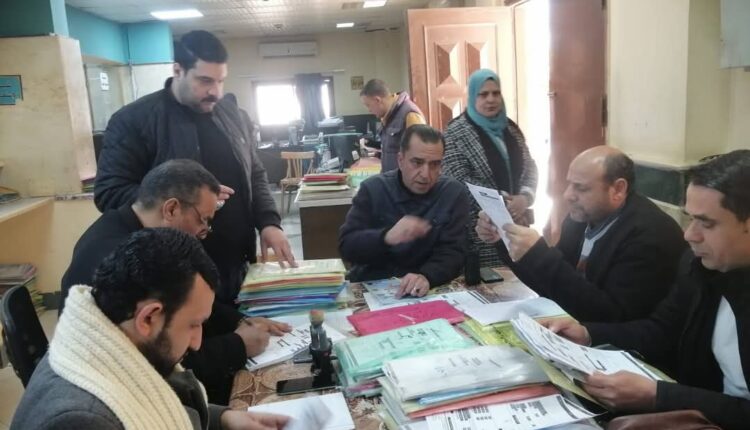 رئيس مجلس مدينة الشهداء يواصل متابعة سير العمل ومستجدات ملف التصالح بالمركز التكنولوجي