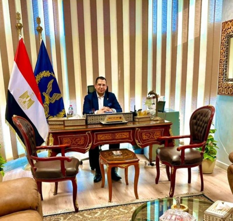 المقدم عمرو واصل مدير إدارة المعلومات والمتابعة الجنائية بالمنوفية
