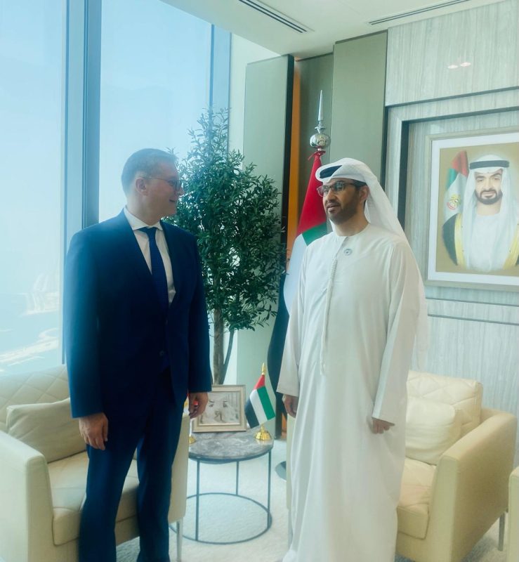 إلتقى اليوم السيد المهندس كريم بدوي وزير البترول والثروة المعدنية، بالسيد سلطان