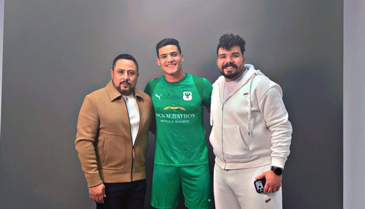 المصري يحصل على خدمات مصطفى العش